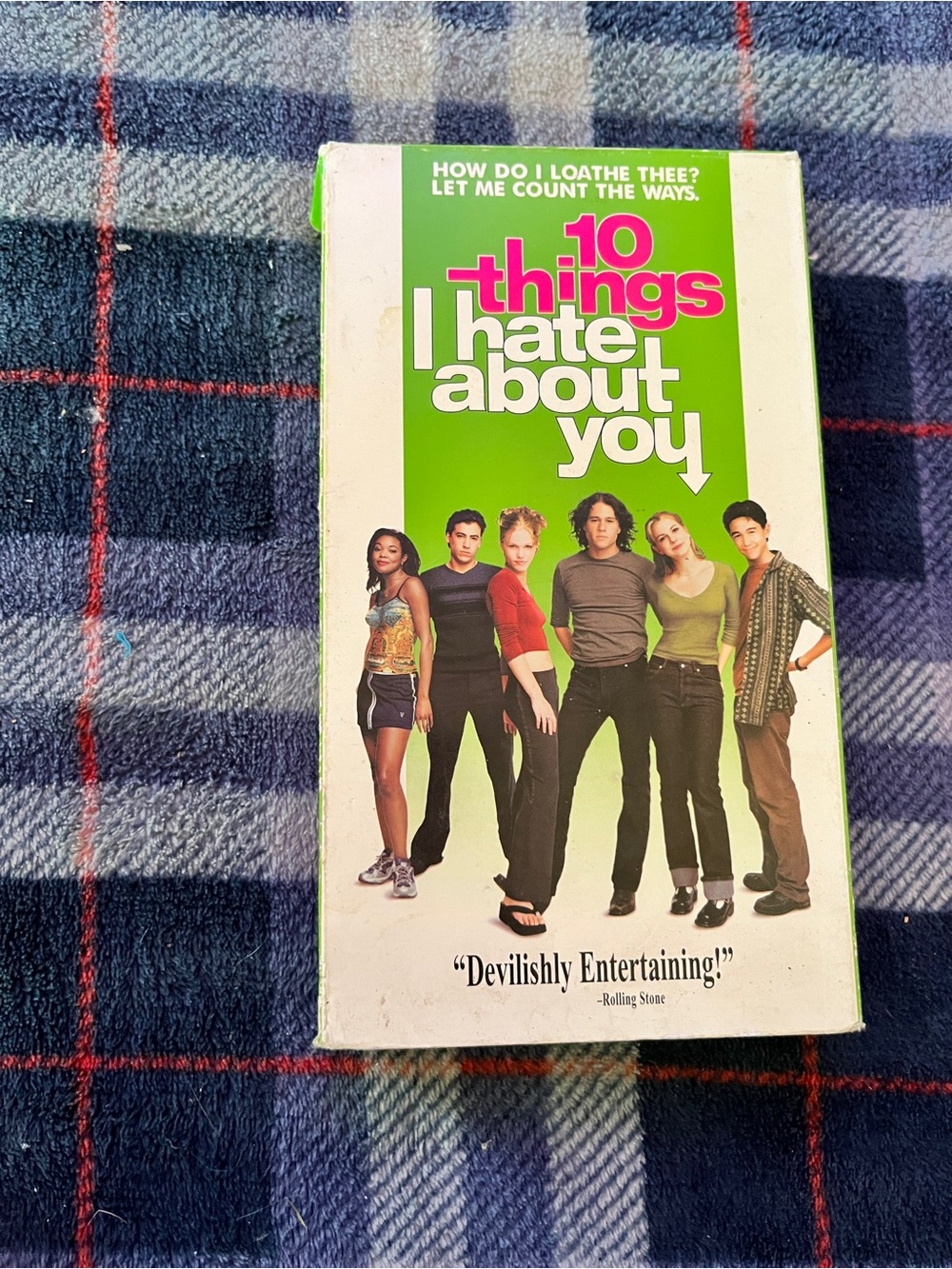 10 Things I Hate About You VHS Movie Green Cover